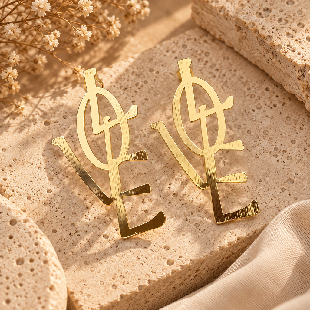 Boucles d'oreilles Love