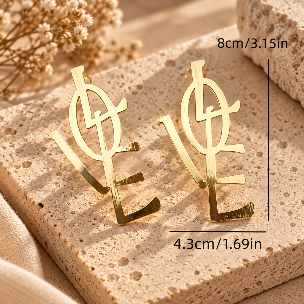 Boucles d'oreilles Love