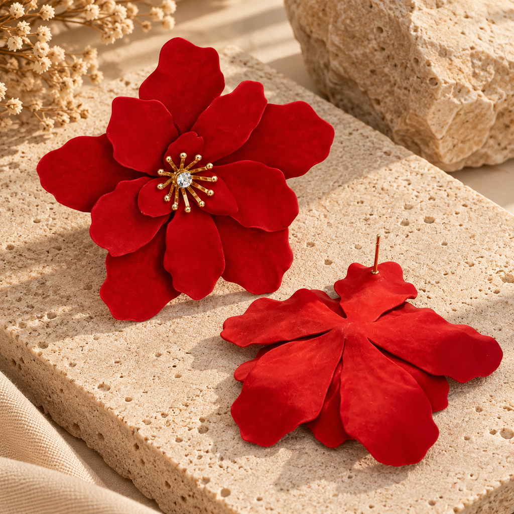 Boucles d'oreille Marguerite